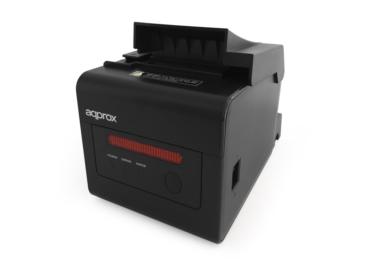 Impressora de Talões Approx appPOS80WIFI+LAN/ Térmica/ Largura papel 58 e 80mm/ USB-WiFi-LAN-RS232-RJ11/ Preto