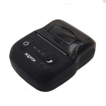 Impressora de Talões Approx appPOS58PORTABLE+/ Térmica/ Largura papel 58mm/ USB-Bluetooth/ Preta - Imagem 2