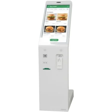 Kiosko Interativo Approx appKIOSK02-27 27" Full HD Intel Celeron J6412 8GB 128GB SSD Impressora 2D NFC Win11
