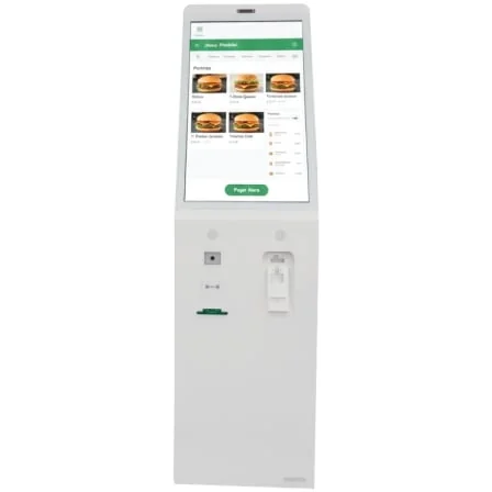 Quiosque Interativo Approx appKIOSK02-32 32" Tátil Full HD Intel J6412 8GB 128GB SSD Impressora NFC Windows 11 - Imagem 2