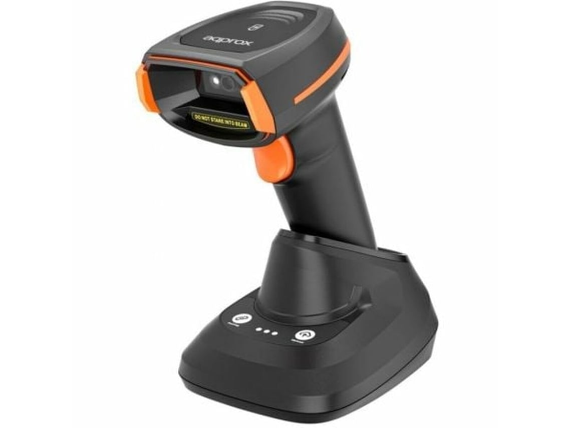 Leitor de Código de Barras 1D-2D-QR Approx appLS24WSBS/ USB/ Bluetooth/ Radiofrequência