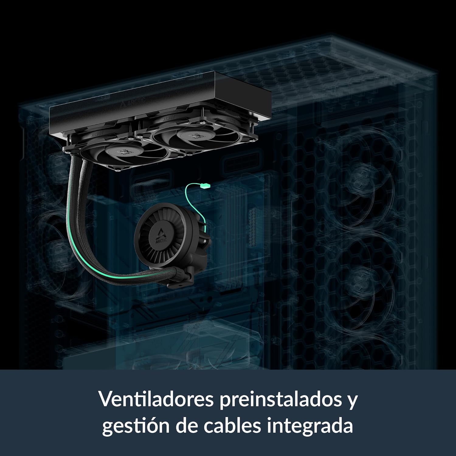 Sistema de Refrigeração Líquida Arctic Liquid Freezer III Pro 280/ Preto - Imagem 6
