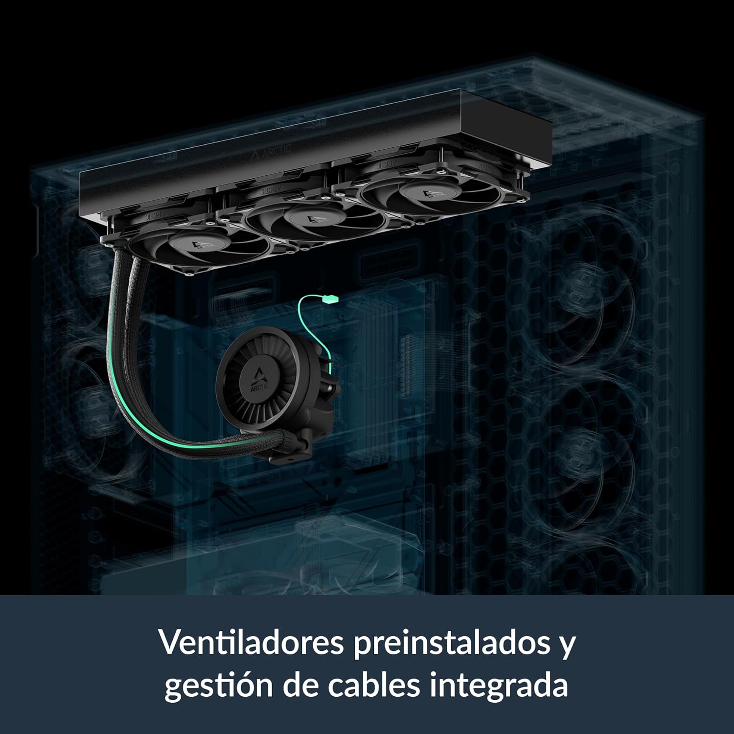 Sistema de Refrigeração Líquida Arctic Liquid Freezer III Pro 360/ Preto - Imagem 6