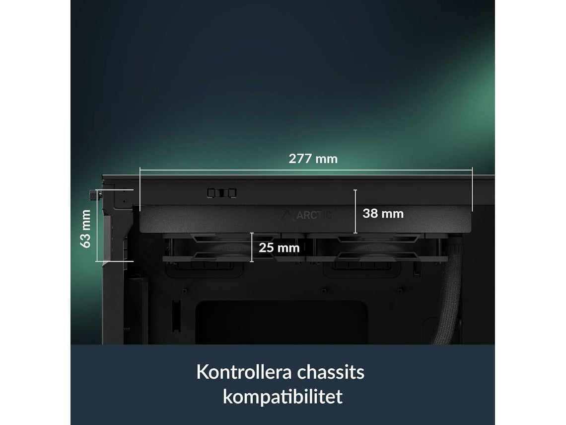 Sistema de Refrigeração Líquida Arctic Liquid Freezer III Pro 240 A-RGB/ Preto - Imagem 6