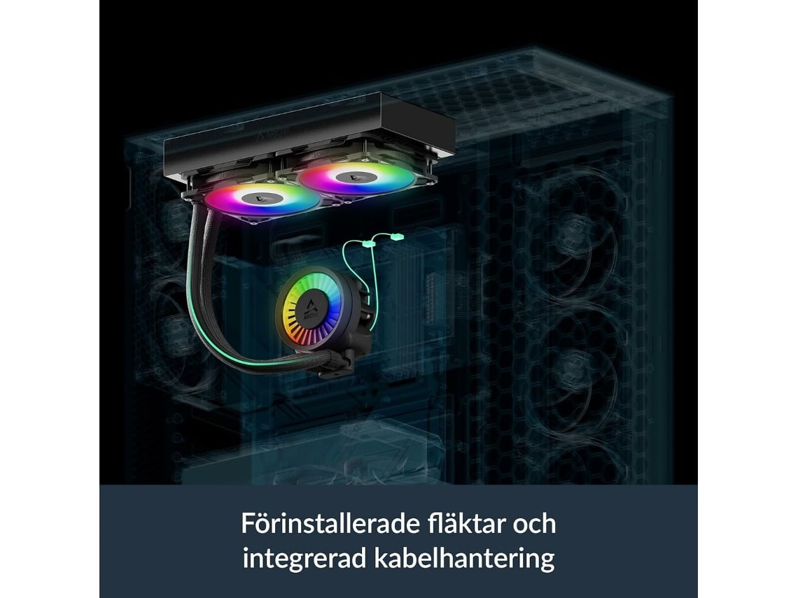 Sistema de Refrigeração Líquida Arctic Liquid Freezer III Pro 240 A-RGB/ Preto - Imagem 10