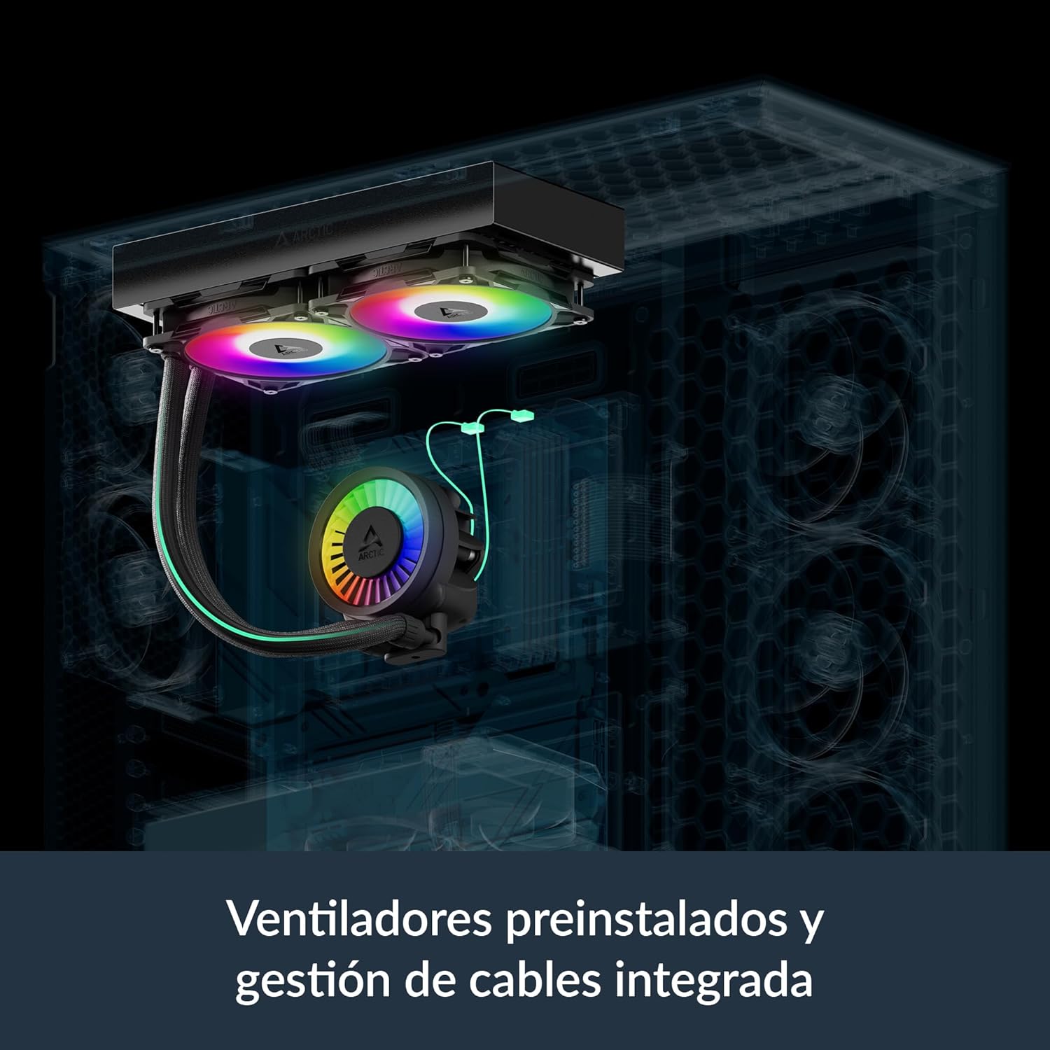 Refrigeração Líquida ARCTIC Liquid Freezer III Pro 280 A-RGB Preto - Imagem 6