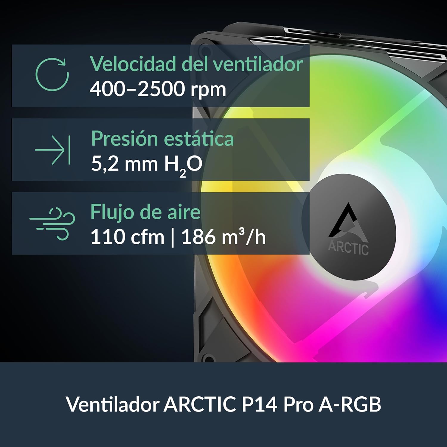 Refrigeração Líquida ARCTIC Liquid Freezer III Pro 280 A-RGB Preto - Imagem 3