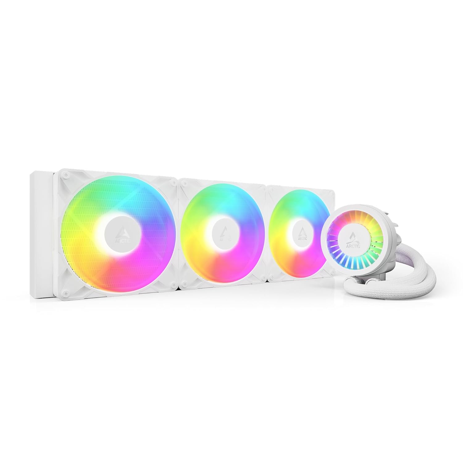 Sistema de Refrigeração Líquida Arctic Liquid Freezer III Pro 420 A-RGB/ Branco