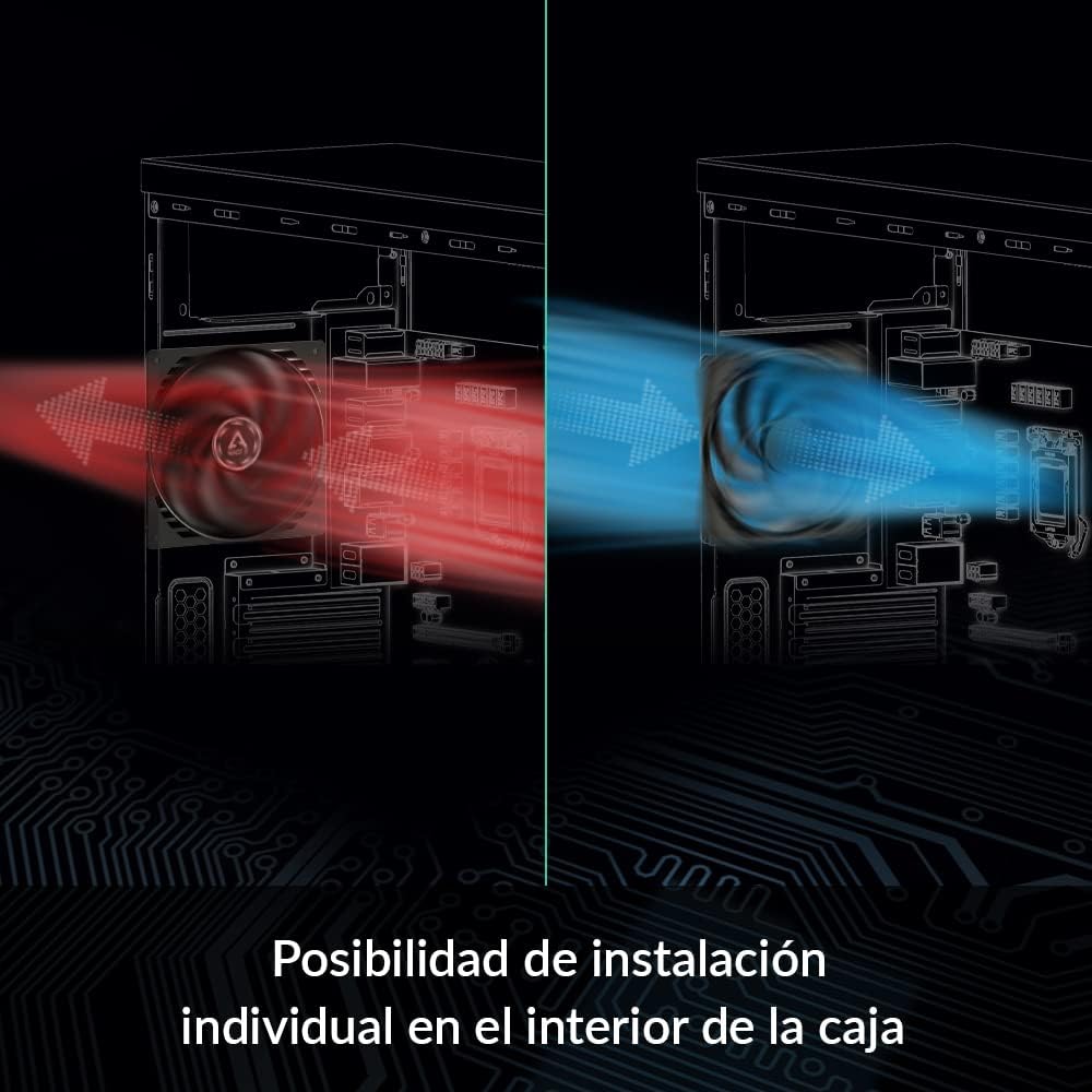 Ventilador Arctic P14 Slim PWM PST/ 14cm/ Preto - Imagem 8