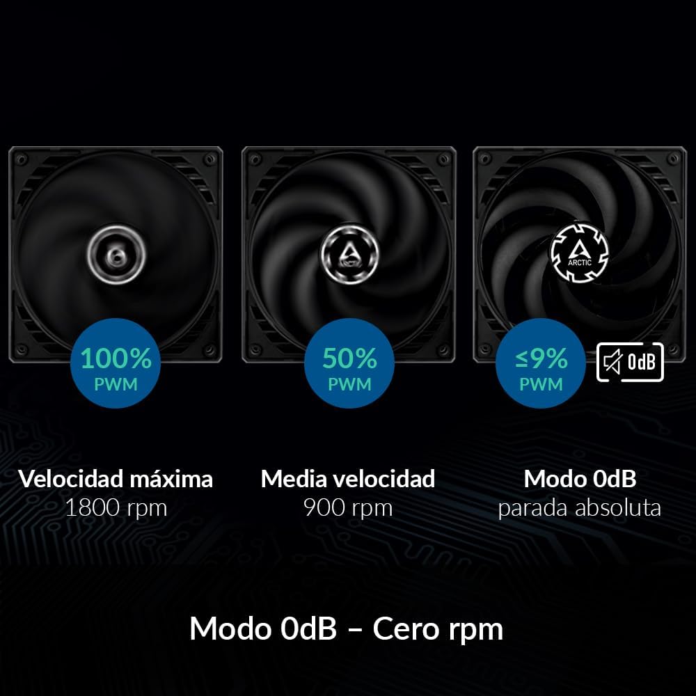 Ventilador Arctic P14 Slim PWM PST/ 14cm/ Preto - Imagem 7