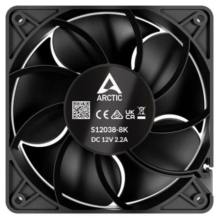 Pack de 3 Ventiladores Arctic S12038-8K/ 12cm - Imagem 3