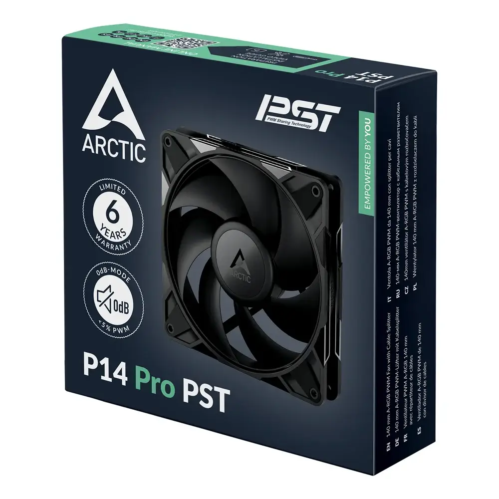Ventilador Arctic P14 PWM PST/ 14cm/ Preto - Imagem 5