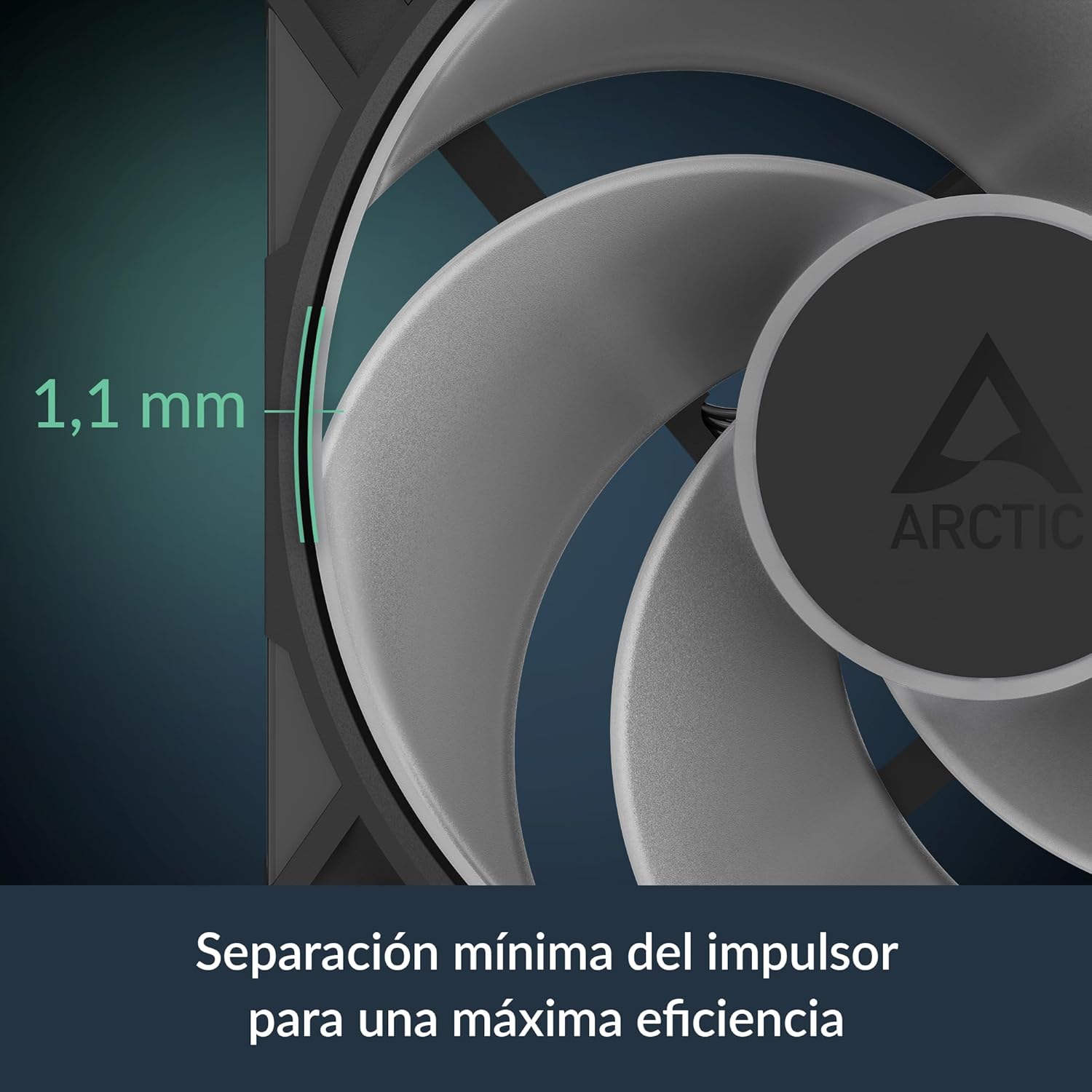 Ventilador Arctic P12 Pro Reverse A-RGB/ 12cm/ Preto - Imagem 5