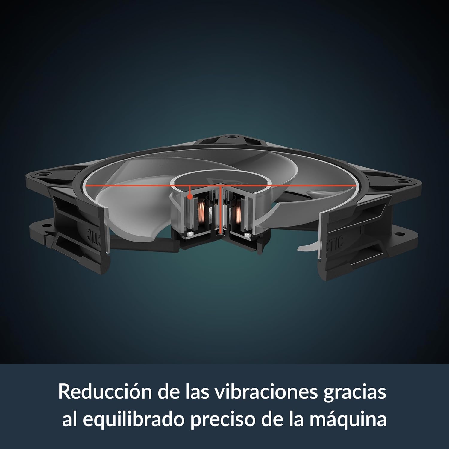 Ventilador Arctic P12 Pro Reverse A-RGB/ 12cm/ Preto - Imagem 7