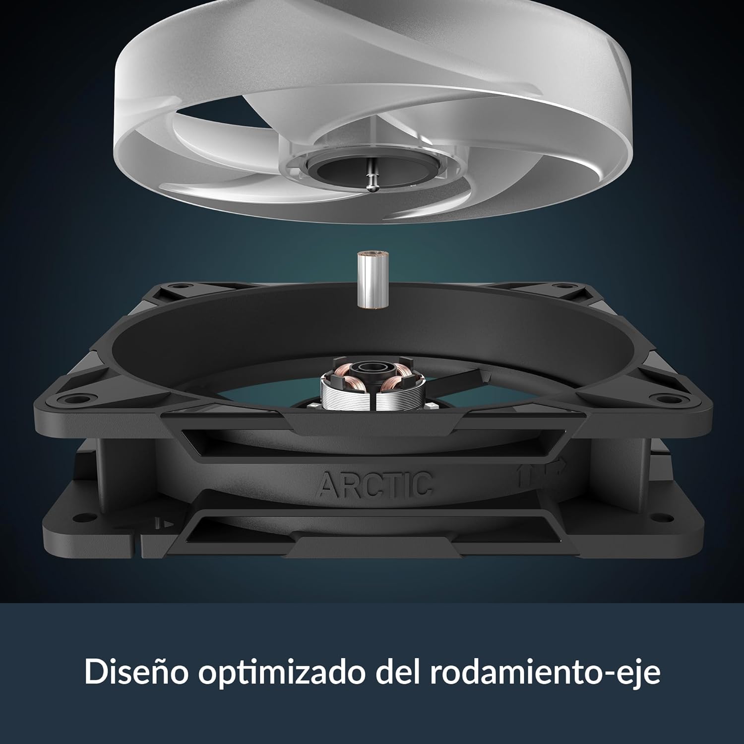 Ventilador Arctic P12 Pro Reverse A-RGB/ 12cm/ Preto - Imagem 6