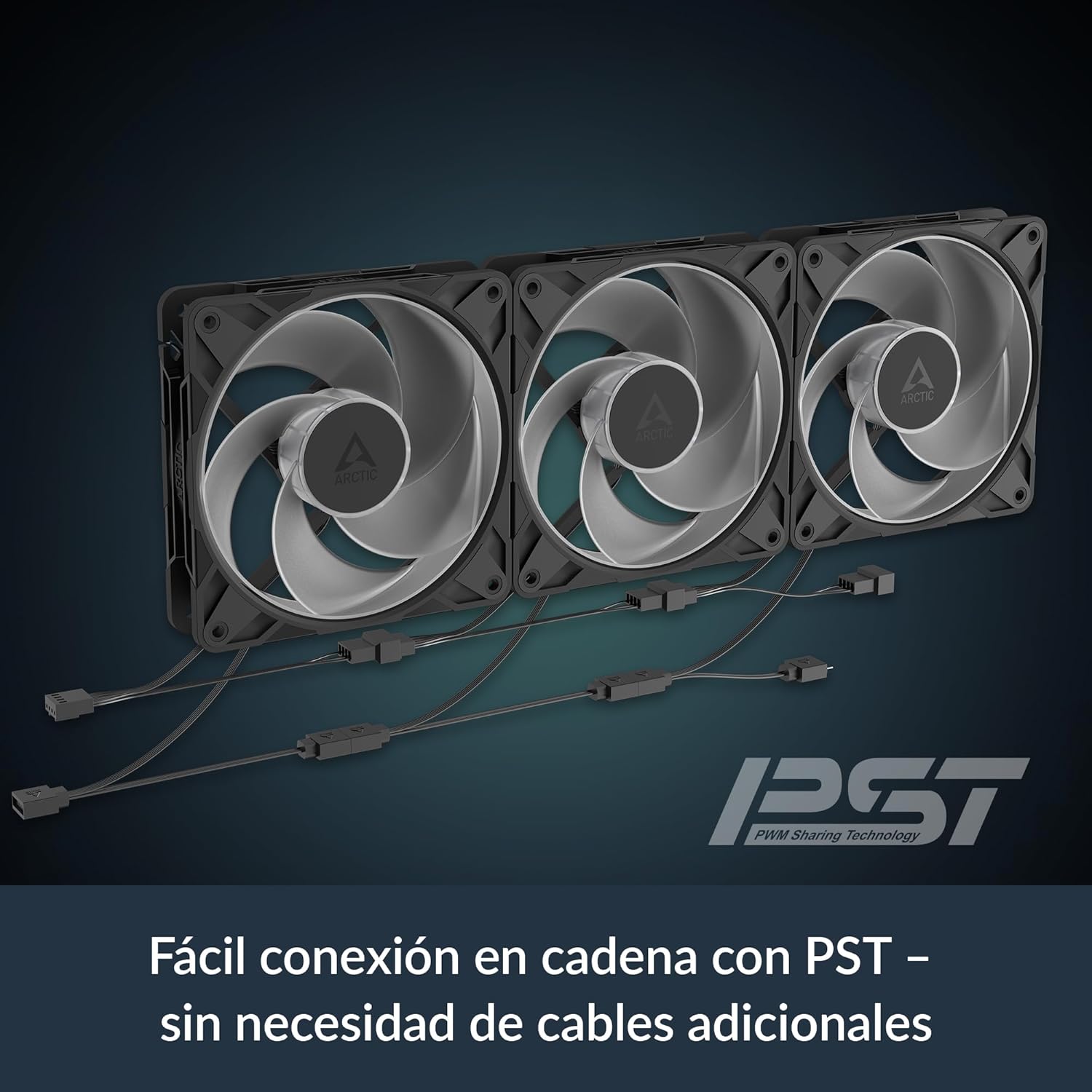 Ventilador Arctic P12 Pro Reverse A-RGB/ 12cm/ Preto - Imagem 4