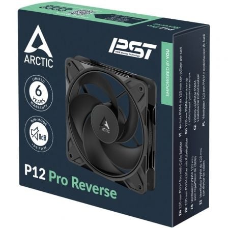 Ventilador Arctic P12 Pro Reverse/ 12cm/ Preto - Imagem 5