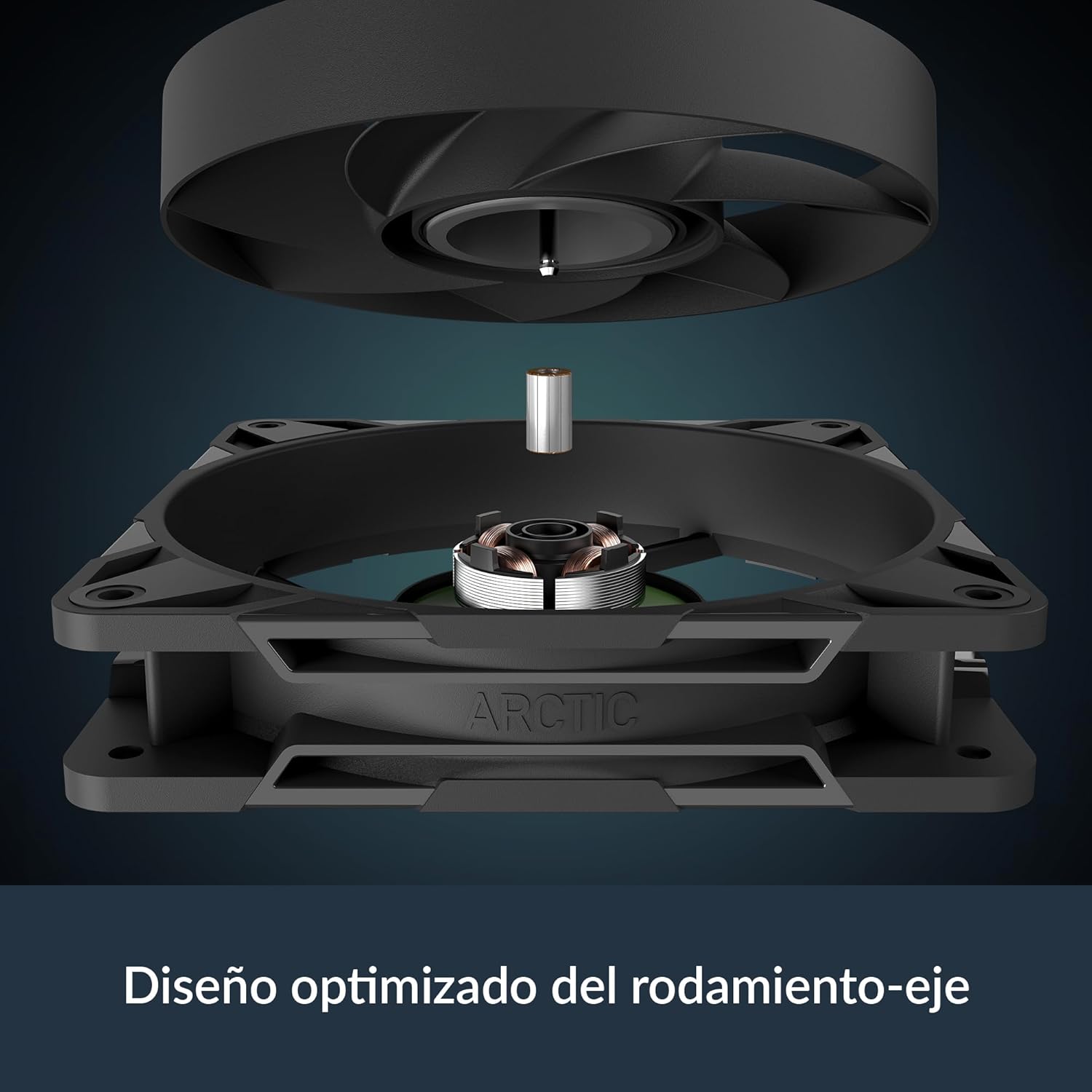 Ventilador Arctic P12 Pro LN 120mm Low Noise Preto - Imagem 7
