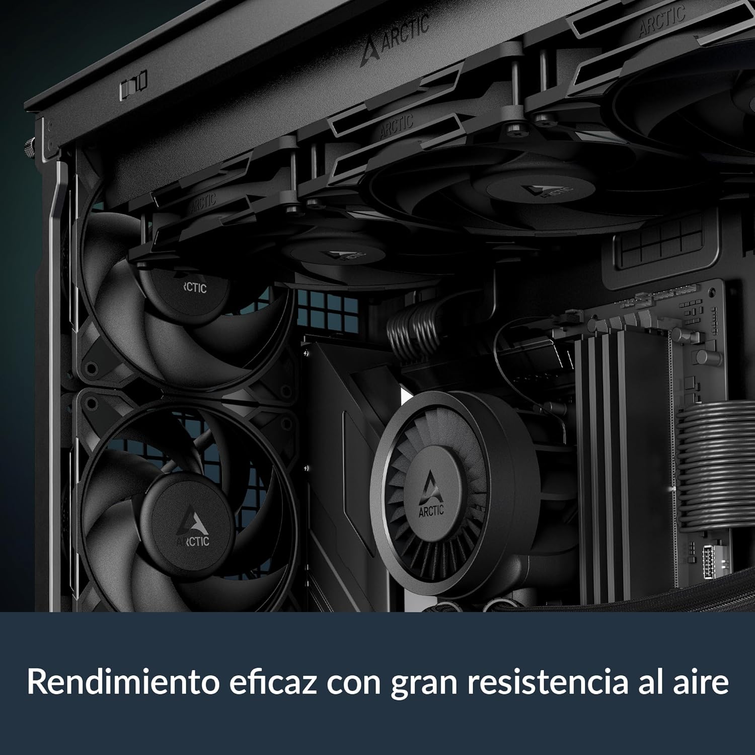 Ventilador Arctic P12 Pro LN 120mm Low Noise Preto - Imagem 3