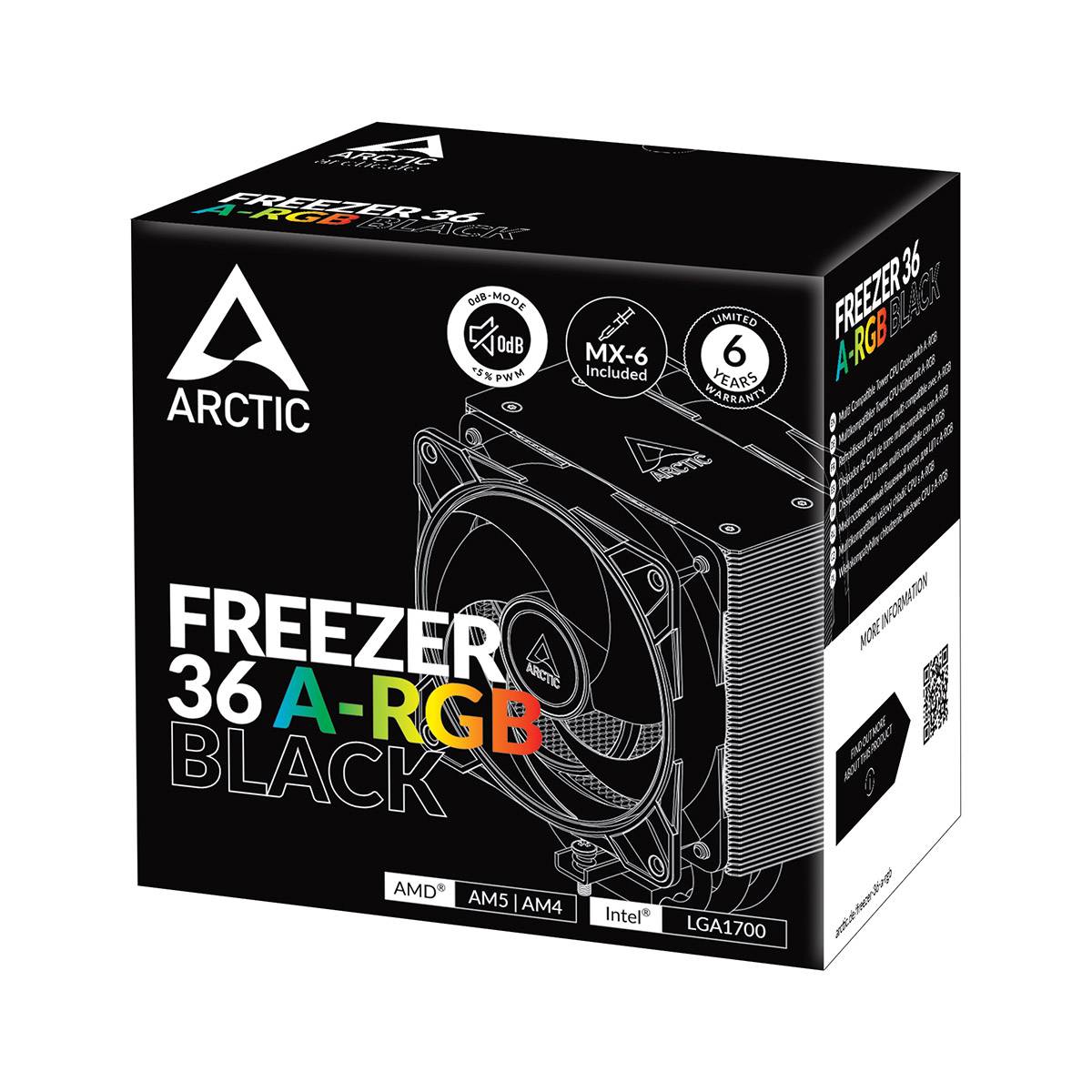Ventilador com Dissipador Arctic Freezer 36 A-RGB/ 12cm - Imagem 7
