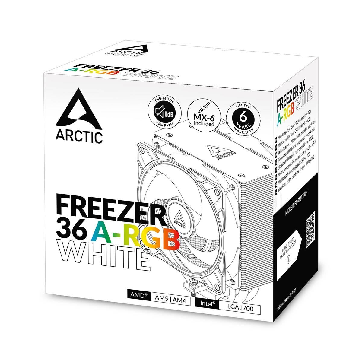 Ventilador com Dissipador Arctic Freezer 36 A-RGB/ 12cm - Imagem 7