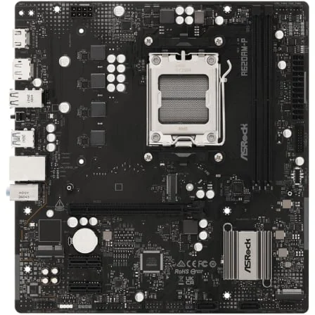 Motherboard ASROCK A620AM-P Socket AM5 DDR5 PCIe 4.0 Micro ATX USB-C - Imagem 2