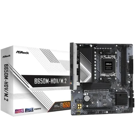 Motherboard ASRock B650M-HDV/M.2 Socket AM5 Micro ATX DDR5 PCIe 5.0