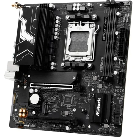 Motherboard ASRock B850M-X WiFi R2.0 Socket AM5 DDR5 PCIe 5.0 Micro ATX - Imagem 4