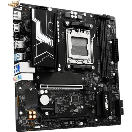 Motherboard ASRock B850M-X WiFi R2.0 Socket AM5 DDR5 PCIe 5.0 Micro ATX - Imagem 3