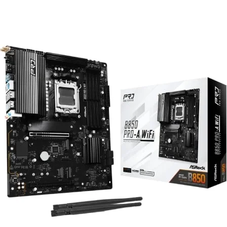 Motherboard ASRock B850 Pro-A WiFi Socket AM5 DDR5 PCIe 5.0 - Imagem 1
