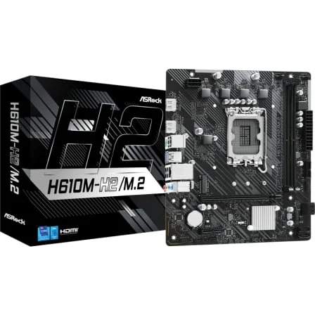 Motherboard ASROCK H610M-H2/M.2 Socket 1700 Intel H610 DDR4 PCIe 4.0 Micro ATX