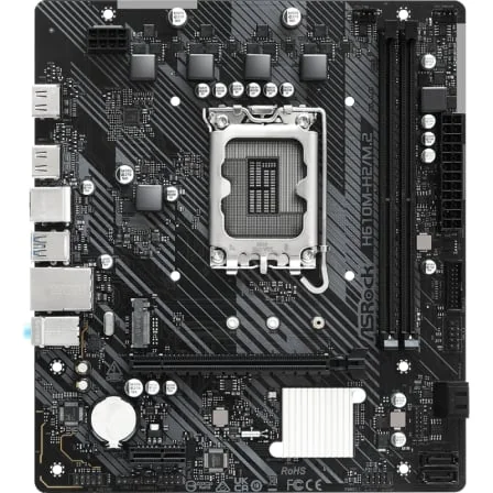 Motherboard ASROCK H610M-H2/M.2 Socket 1700 Intel H610 DDR4 PCIe 4.0 Micro ATX - Imagem 2