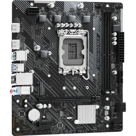 Motherboard ASROCK H610M-H2/M.2 Socket 1700 Intel H610 DDR4 PCIe 4.0 Micro ATX - Imagem 4