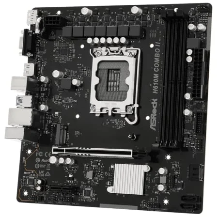 Motherboard ASRock H610M COMBO II Socket 1700 DDR4/DDR5 PCIe 5.0 Micro ATX - Imagem 4