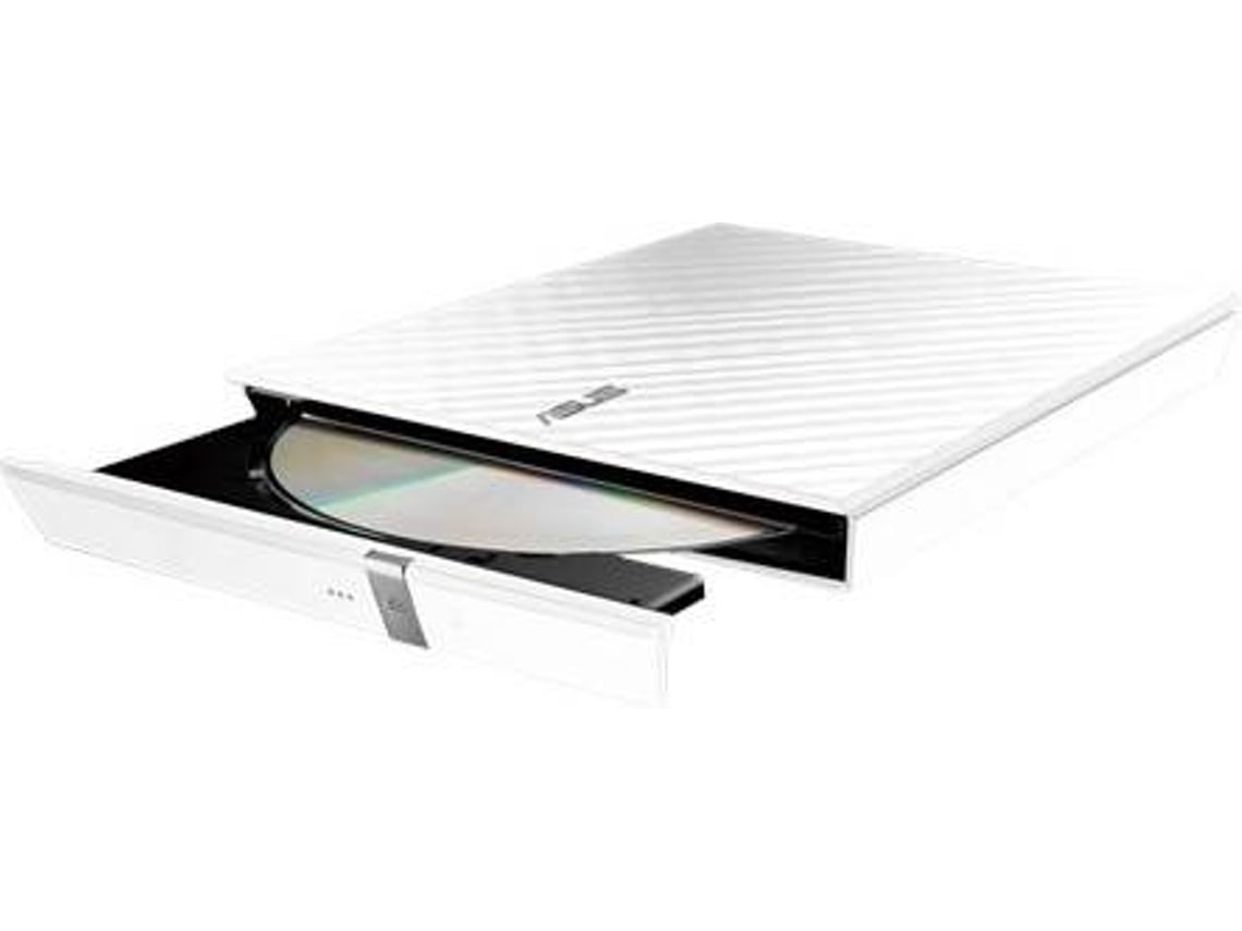 Gravador Externo CD/DVD Asus SDRW-08DS2S-U Lite/ Branco - Imagem 3