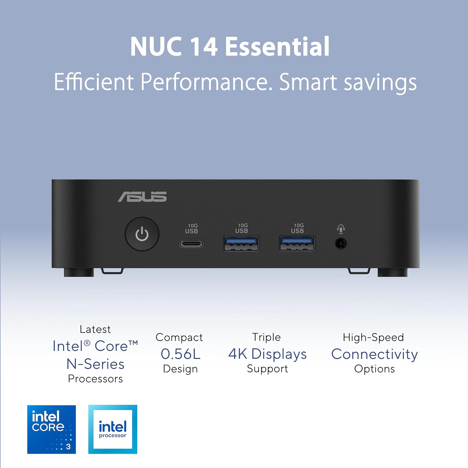 MiniPC Asus NUC 14 Essential RNUC14MNK9700002 Intel N97 - Imagem 2