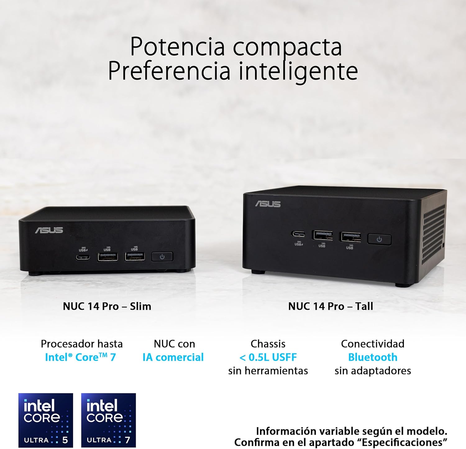 MiniPC Asus NUC 14 Pro RNUC14RVKU700002I Intel Core Ultra 7-155H - Imagem 2