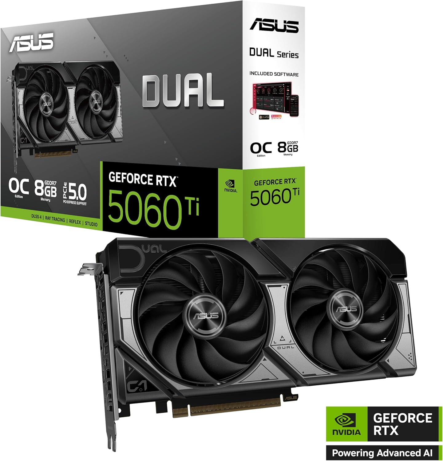 Placa Gráfica Asus Dual GeForce RTX 5060 Ti OC/ 8GB GDDR7 - Imagem 8