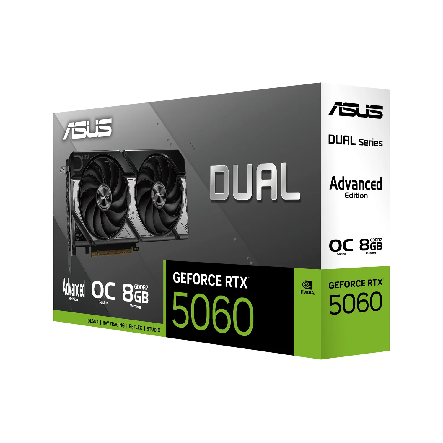 Placa Gráfica ASUS Dual GeForce RTX 5060 OC Edition Advanced 8GB GDDR7 2587 MHz 614 TOPS - Imagem 5