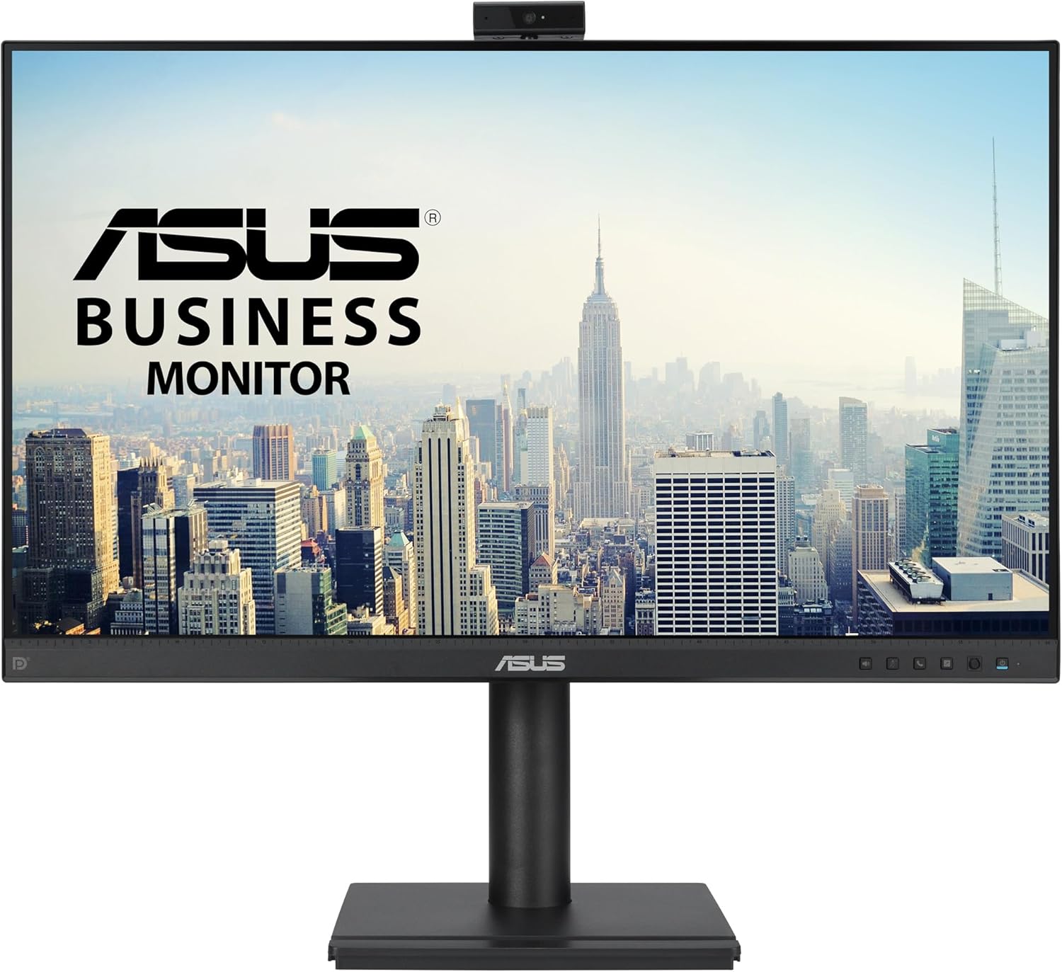 Monitor Profissional Asus BE249QFK 24"/ Full HD/ Webcam/ Multimédia/ Ajustável em Altura/ Preto