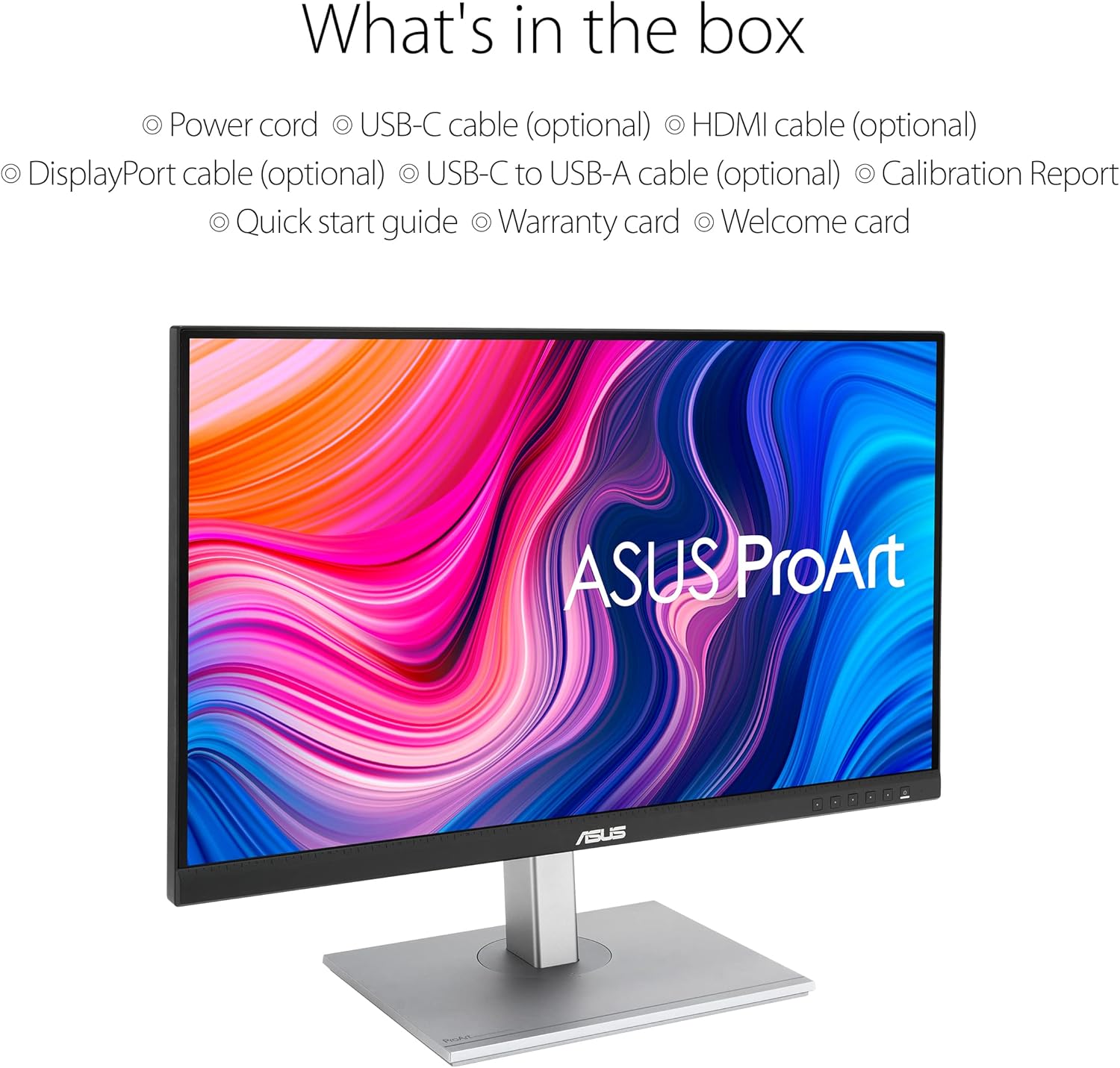Monitor Profissional Asus ProArt Display PA278CV 27"/ WQHD/ Multimédia/ Ajustável em Altura/ Preto e Prata - Imagem 7
