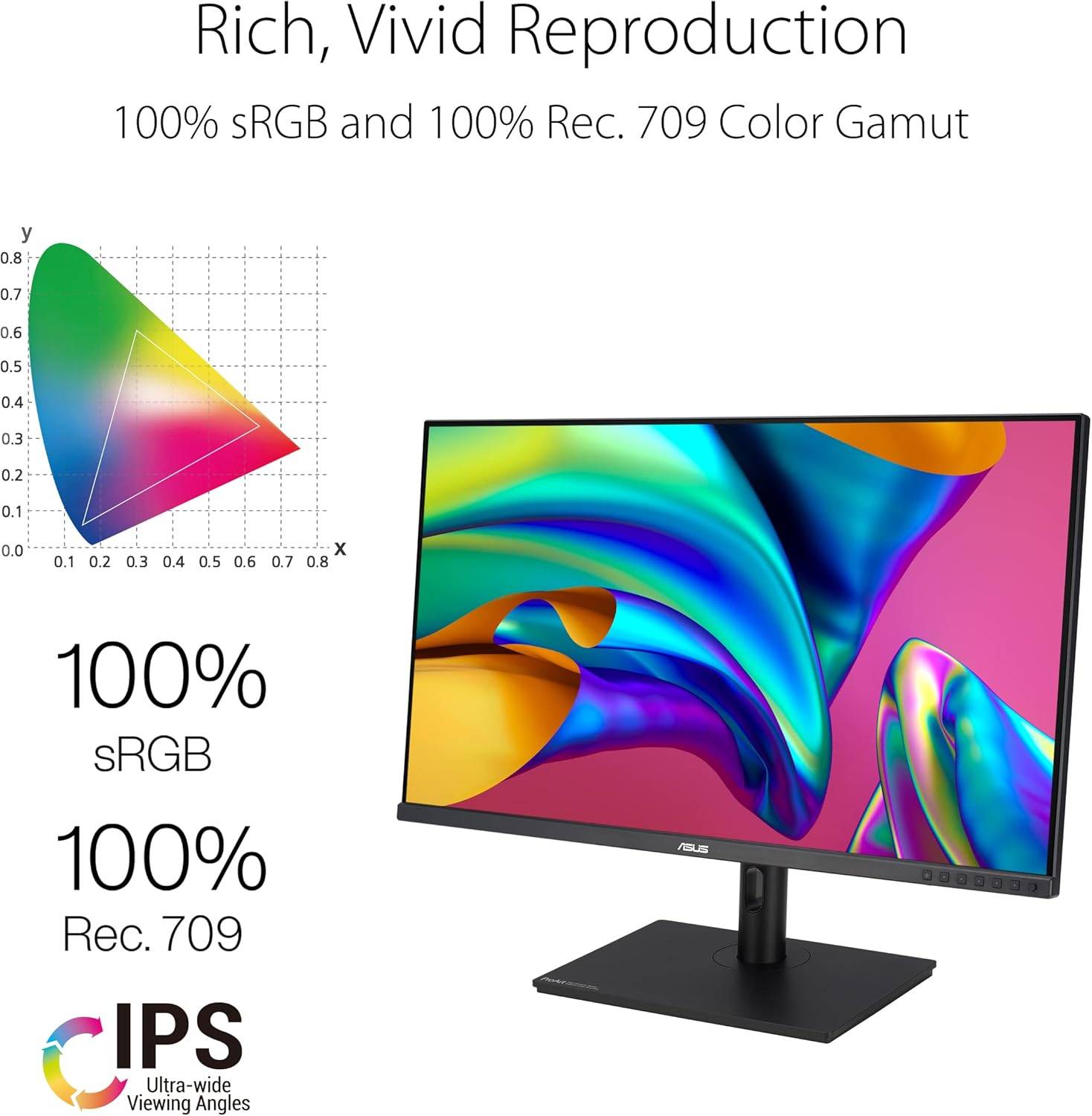 Monitor Profissional Asus ProArt Display PA328QV 31.5"/ WQHD/ Multimédia/ Ajustável em altura/ Preto - Imagem 2