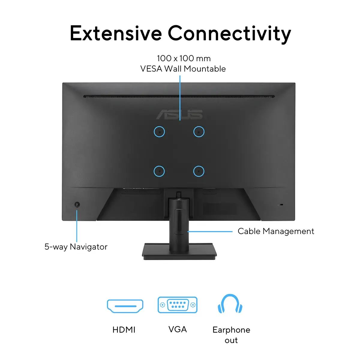 Monitor Gaming Asus VA249HG 23.8"/ Full HD/ 1ms/ 120Hz/ IPS/ Preto - Imagem 6