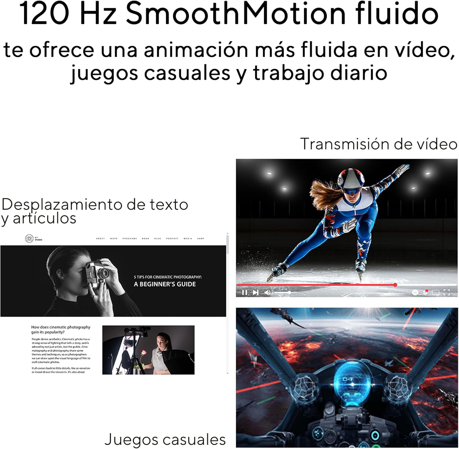 Monitor Profissional Asus VA249QGS 23.8"/ Full HD/ Multimédia/ Ajustável em altura/ Preto - Imagem 6