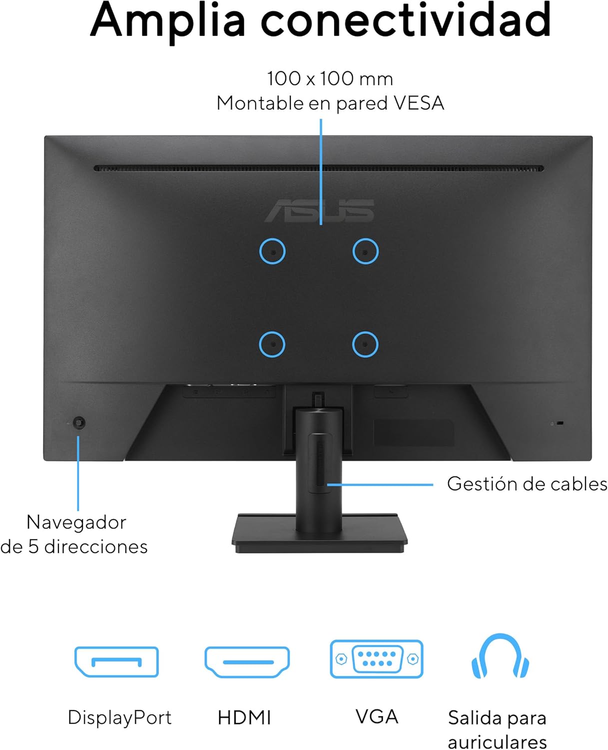 Monitor Gaming Asus VA249QG 23.8"/ Full HD/ 1ms/ 120Hz/ IPS/ Multimédia/ Preto - Imagem 6