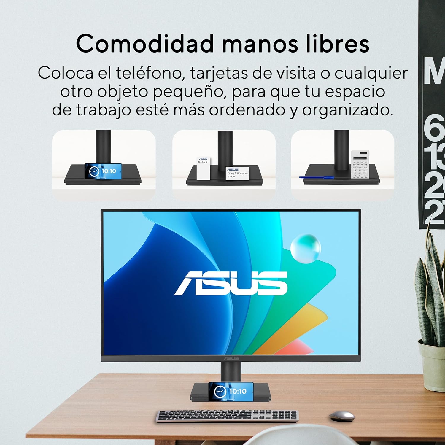 Monitor Gaming Asus VA249QG 23.8"/ Full HD/ 1ms/ 120Hz/ IPS/ Multimédia/ Preto - Imagem 3