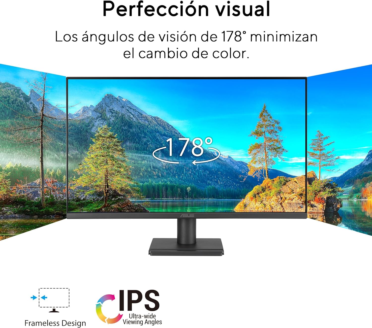 Monitor Gaming Asus VA249QG 23.8"/ Full HD/ 1ms/ 120Hz/ IPS/ Multimédia/ Preto - Imagem 2