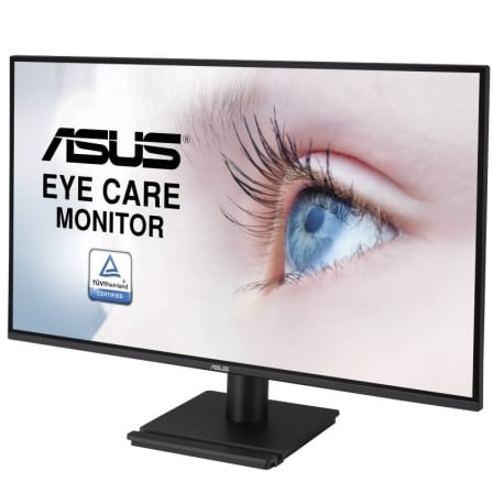 Monitor ASUS VA27AQ 27" QHD IPS 75Hz 1ms MPRT 99% sRGB Colunas HDMI DisplayPort VGA Preto - Imagem 2
