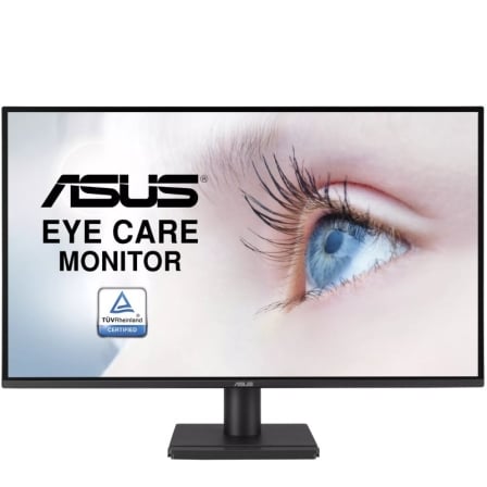 Monitor ASUS VA27AQ 27" QHD IPS 75Hz 1ms MPRT 99% sRGB Colunas HDMI DisplayPort VGA Preto