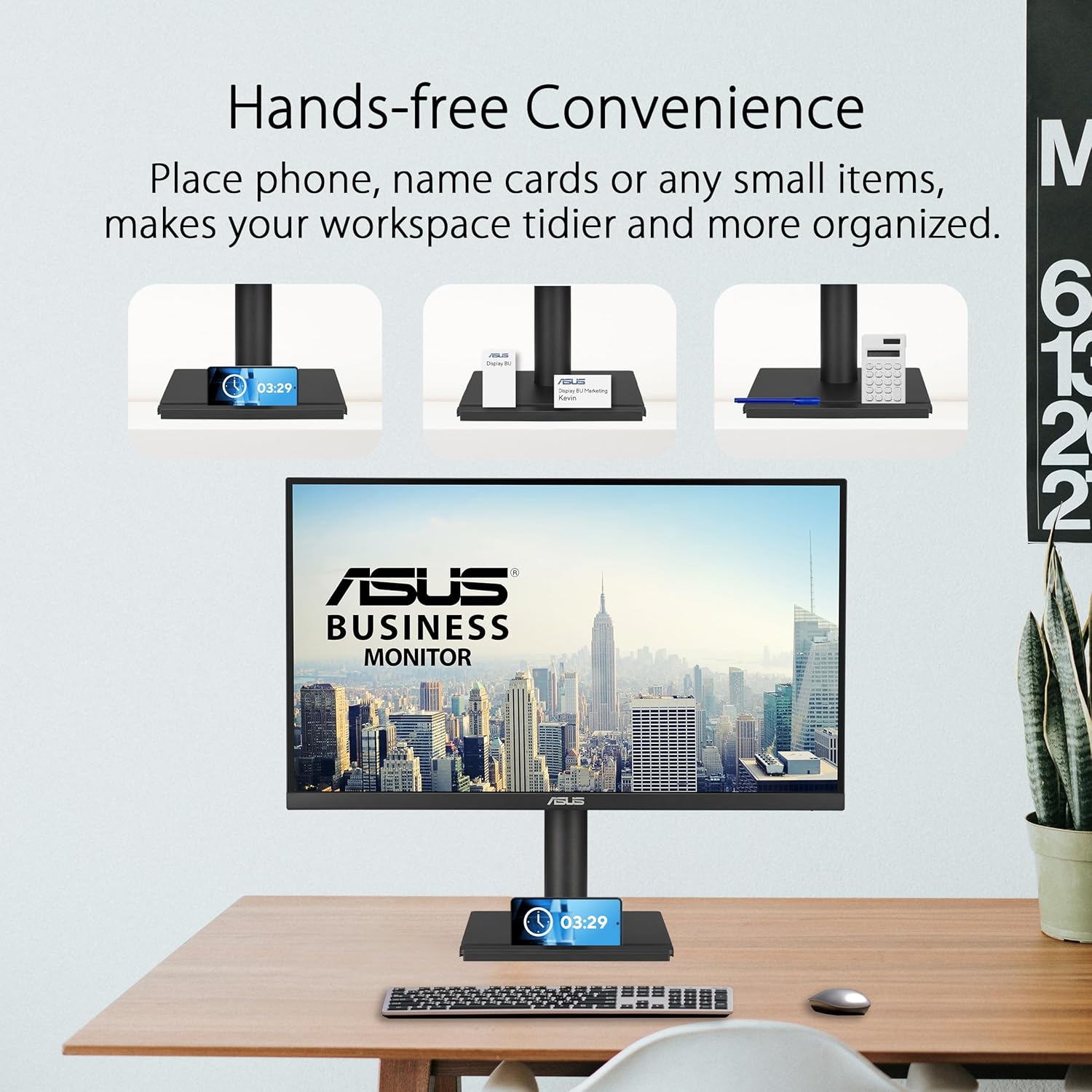Monitor Profissional Asus VA27UCPS 27"/ 4K/ Multimédia/ Ajustável em altura/ Preto - Imagem 3